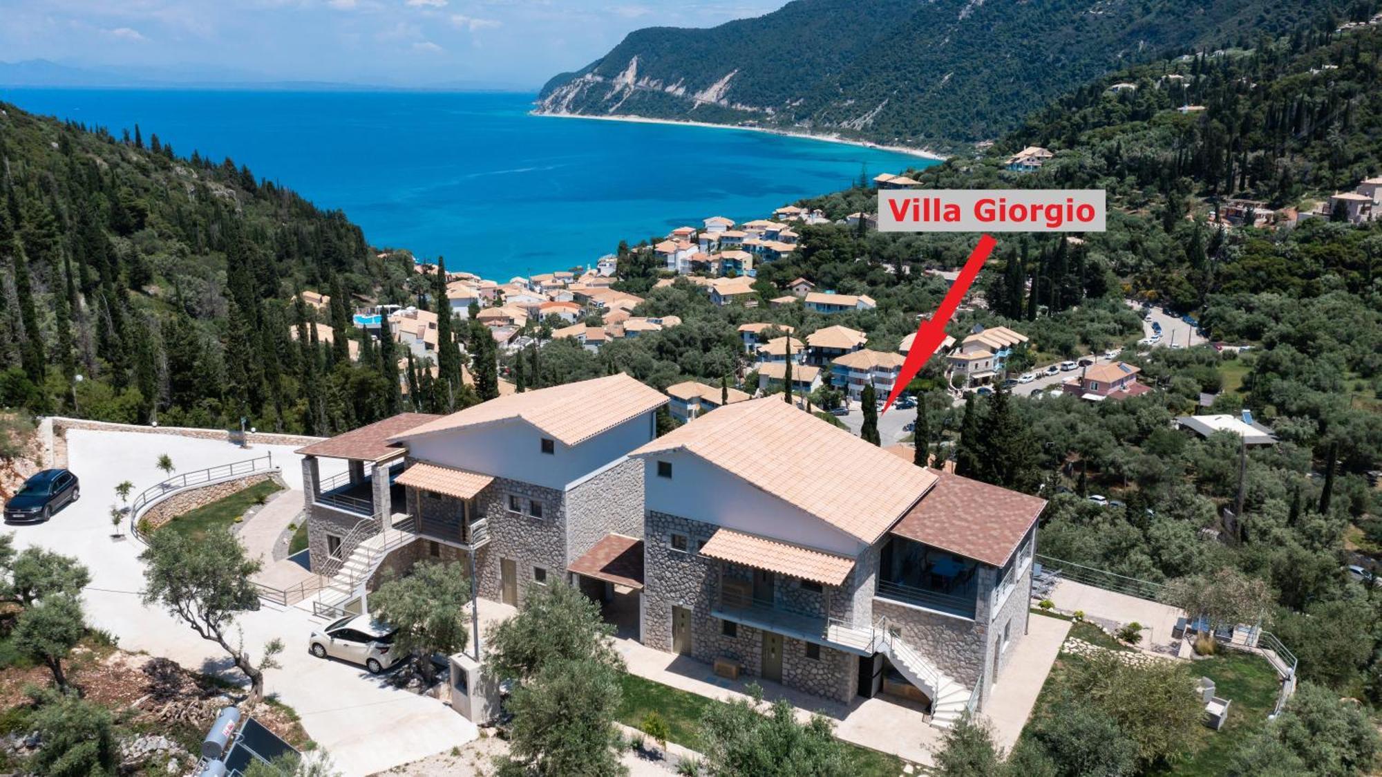 Mylos Mountain Villas- Villa Giorgio อาโยส นิกีตัส ภายนอก รูปภาพ